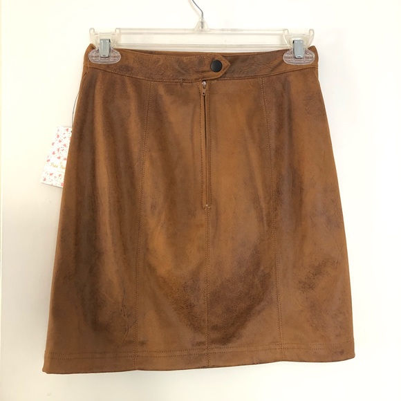 Free People Ruched Mini Skirt - Picture 6 of 7